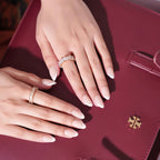Classic White French Tip Press-On Nails | 30 Pcs + Free Kit