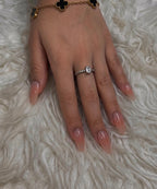 Soft Pink Jelly Ombre Glossy Almond Press-On Nails | 24 Pcs + Free Kit